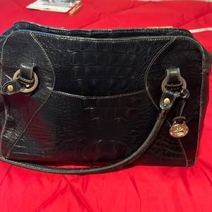 Brahmin handbag. Black. ~13 in wide, 9 in high
